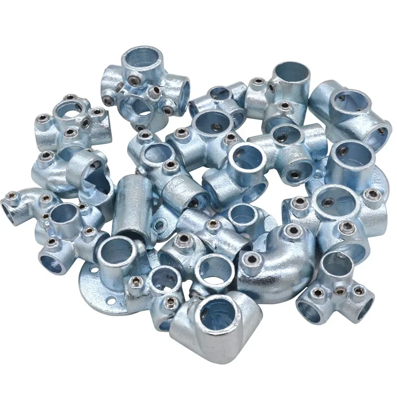 1 piezas Conector de tubería de hierro fundido DN20, codo recto, juntas cruzadas en T, adaptador tubo 25mm para sujetadores font