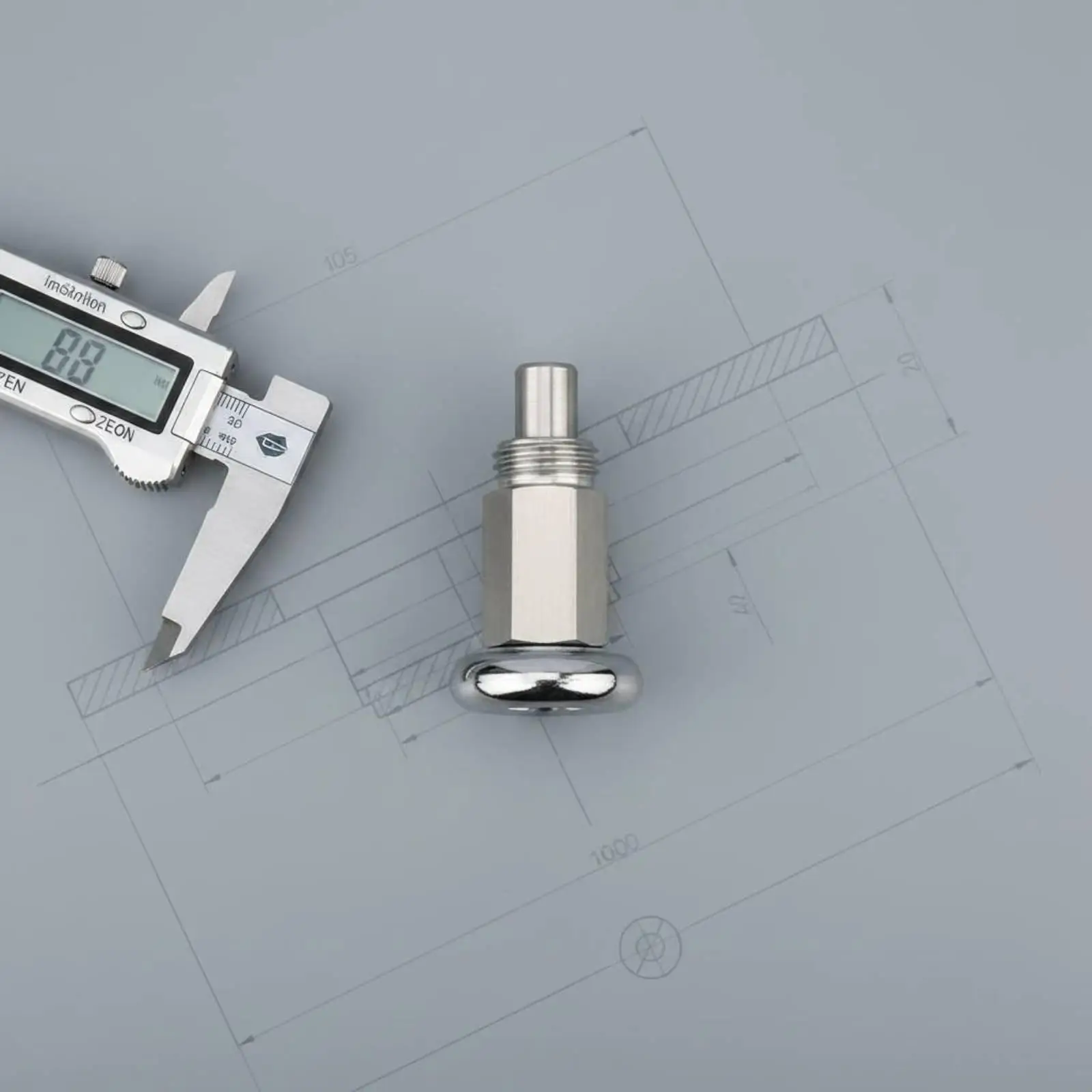 Indexing Plunger Positioning Pin Easy Installation Self-Locking Indexing