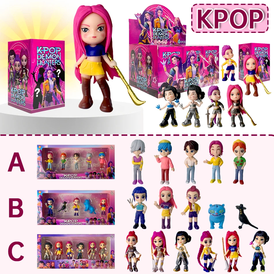 2026NEW Kpop الشيطان هنتر رومي زوي ميرا أنيمي جمع دي شخصية دي كلورورو دي بولي فينيليكو بارتيجاس دي إسكريتوريو ريجالو