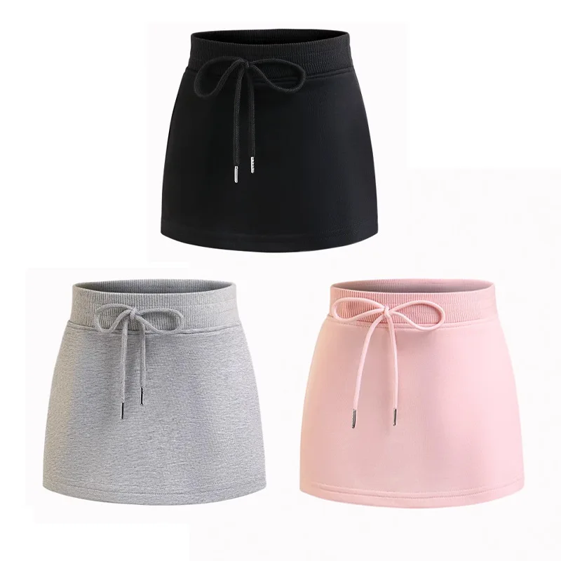 Kids Skirts for Girls Casual Sport High Waist A-line Slimming Spring Summer Skirt Pink Teenage Children Skirt 10 12 13 Years