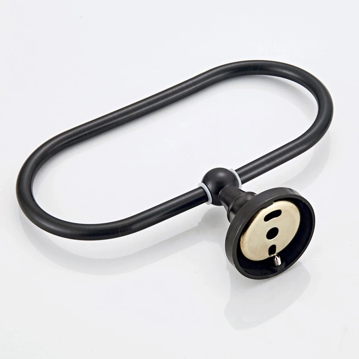 

Bathroom Towel Ring Holder Wall Mount Racks for Hanging Small Towels Shelf Tower Durability Eco Friendly Space Saving Kitchen