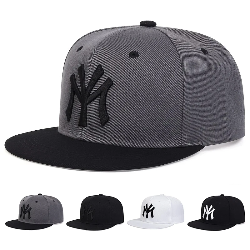 Cappelli hip-hop con ricamo a lettera unisex Berretti da baseball casual regolabili per esterni Cappello sportivo per protezione solare
