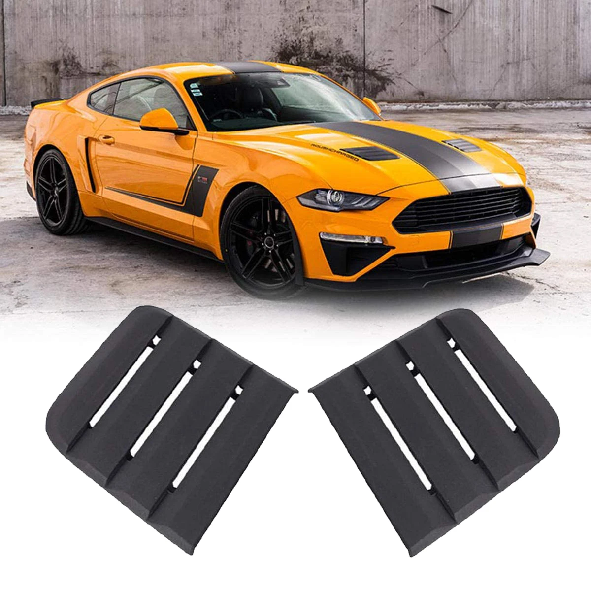 Car Hood Bonnet Vent Engine Cover Air Intake Scoop Decoration For Ford Mustang GT Ecoboost 2018 2019