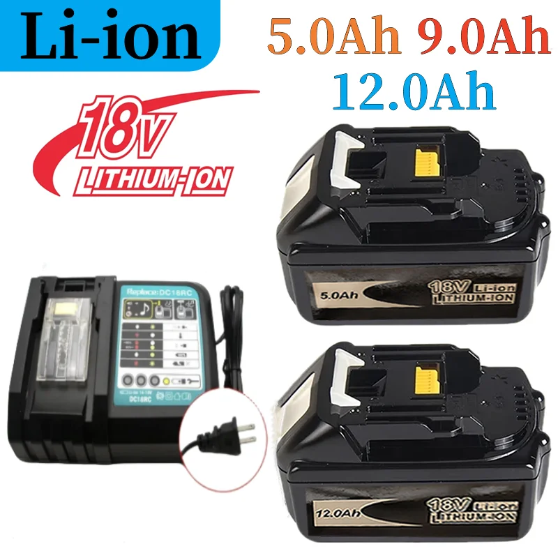 

18V 100% Original Rechargeable Power Tool Battery Replaceable LED Lithium-ion 18v LXT BL1860B BL1860BL1850 BL1830