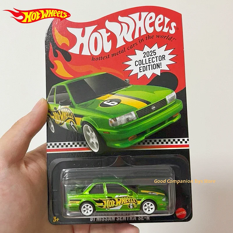 

Оригинальные коллекционные модели Hot Wheels 2025 1/64, модель автомобиля 91 NISSAN SENTRA SE-R Porsche MERCEDES-BENZ UNIMOG, модели из сплава, подарки