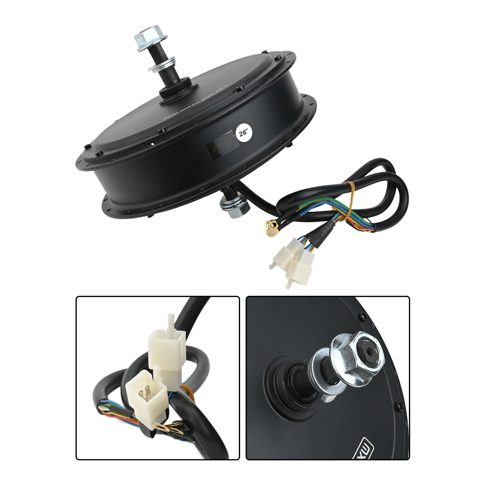 Lithium Battery Hub Motor 4000W Modified Waterproof 1 Set 72V3000w Disc Brake/V Brake Junction Box High Quality