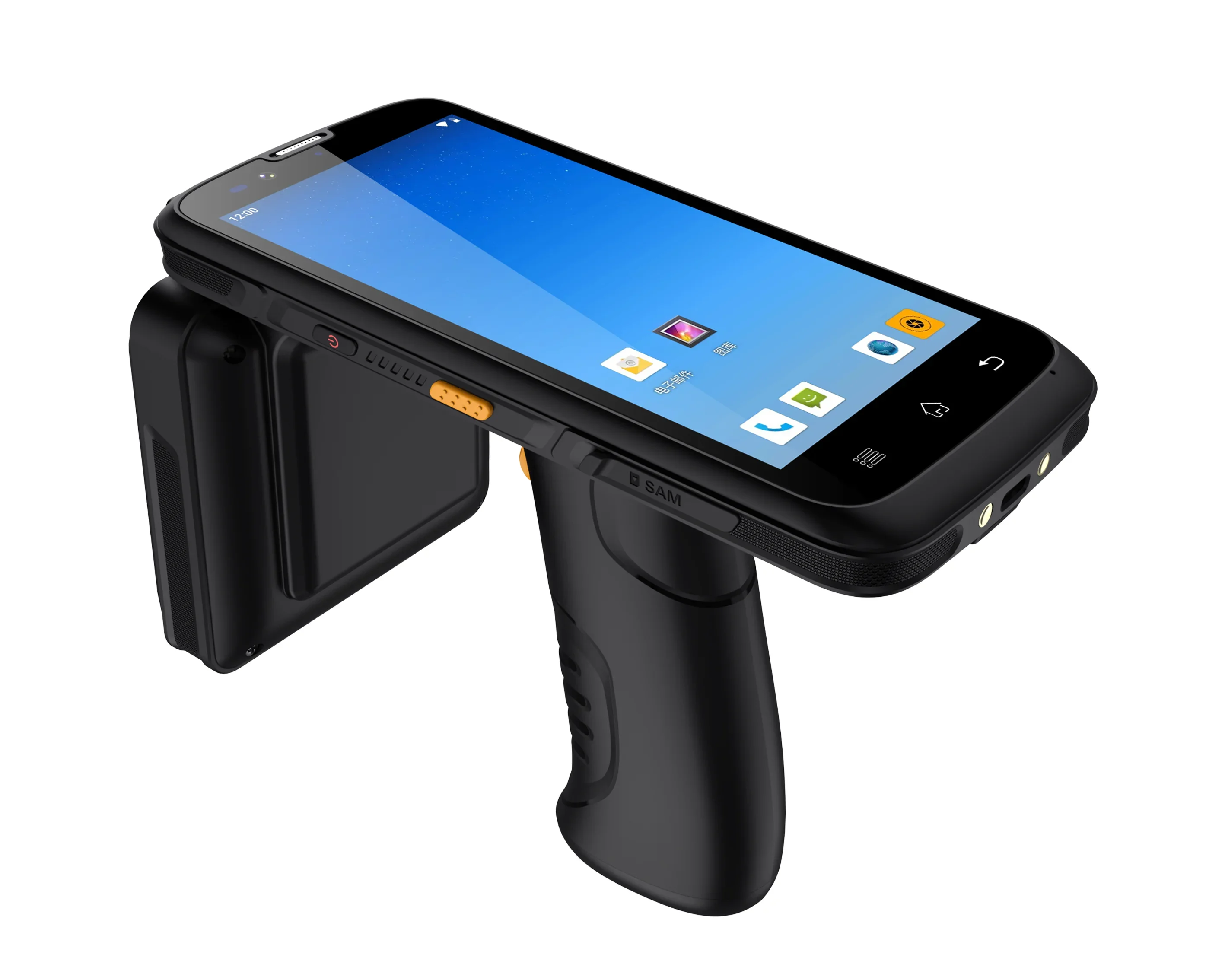 Android 12 UHF RFID Handheld long range PDA reader for Warehouse Inventory