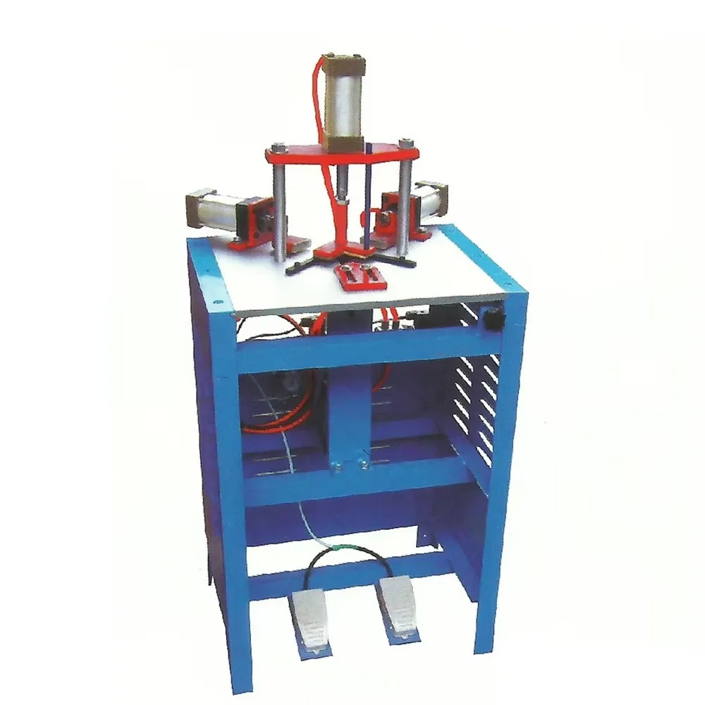 Automatic Pneumatic Wood Frame Nailing Machine with Photo Frame Corner Cutting Feature for Woodworking Industry