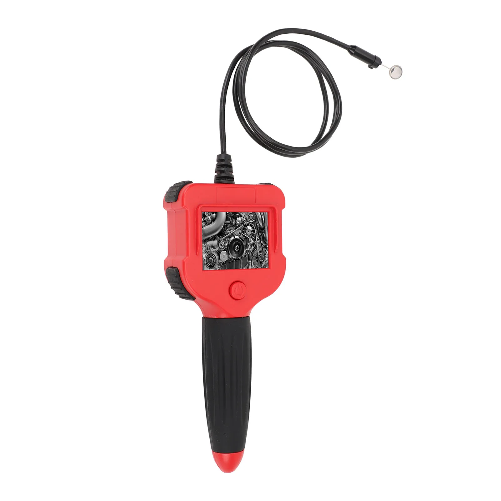 /2.4 /Inch /LCD Handheld Borescope 8mm Lens 1M Hard Wire IP67 Waterproof Inspection Camera With LED For Car Engine Pipe Repair T
