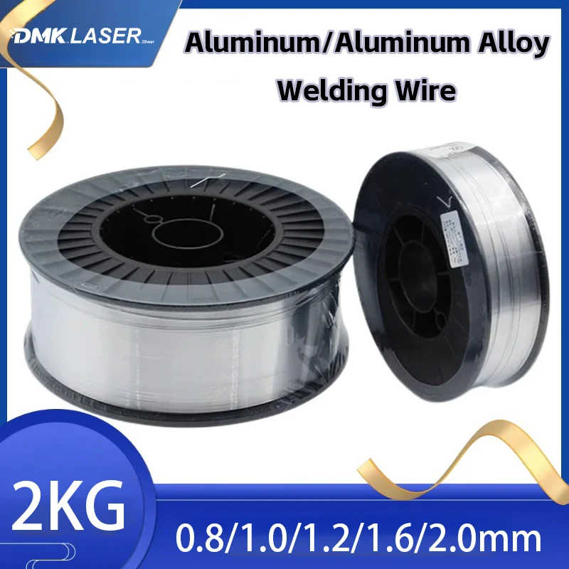 Aluminum Welding Wire 2KG Aluminium Alloy Welding Stick Aluminum Magnesium/Silicon Wire Reel For Laser Welding Gun Wire Feeder