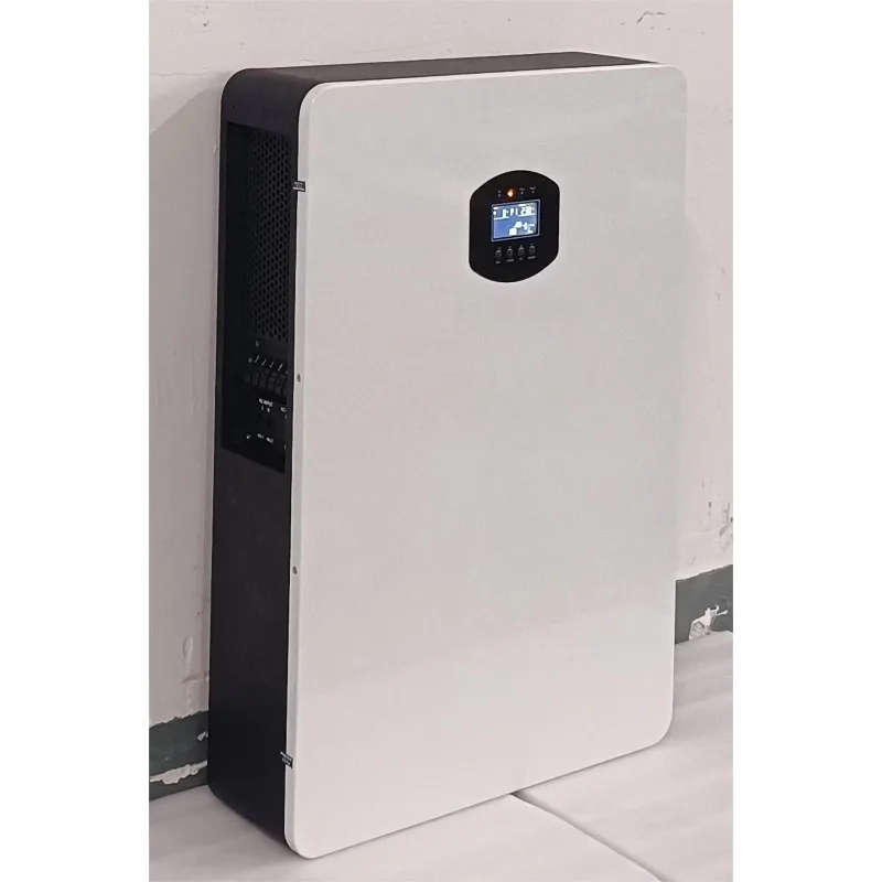 الكل في واحد للاستخدام المنزلي عاكس هجين 5KW 10KW عاكس للطاقة الشمسية مع بطارية ليثيوم 5KWH 10KWH شحن سريع ESS السكنية