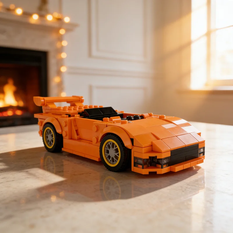247 peças MOC Carros Porsche Kremer Jägermeister Livery 1 Blocos de Montar Modelo Brinquedos de Arquitetura Ideia para Presentes de Natal