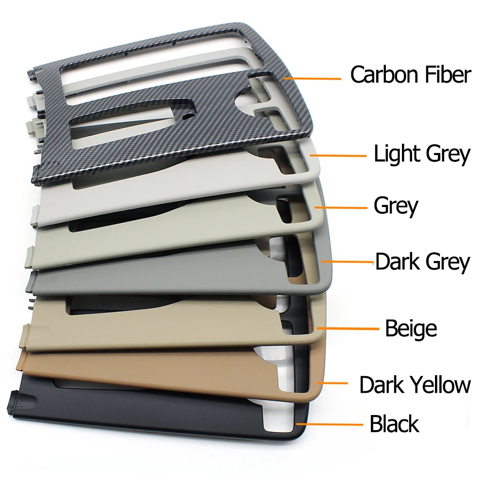 RHD Car Central Armrest Drink Cup Holder Outer Frame Cover For Mercedes Benz W204 C E Class C180 C200 C220 W207 W212 E260 E300