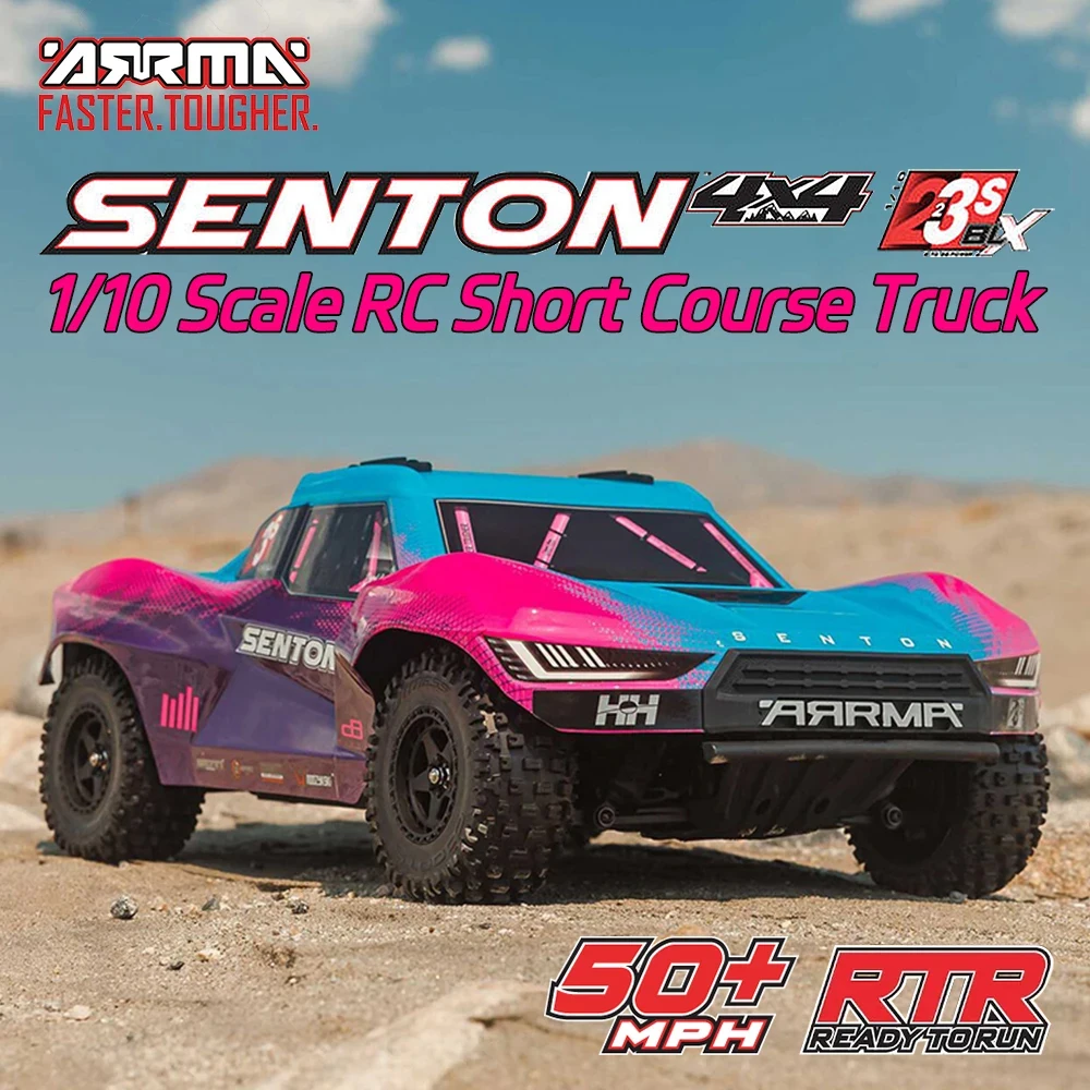 

ARRMA SENTON V4 BLX 223S Brushless 4WD RTR 1/10 RC Electric Remote Control Model Cars Short Course Truck Adults Children's Toys