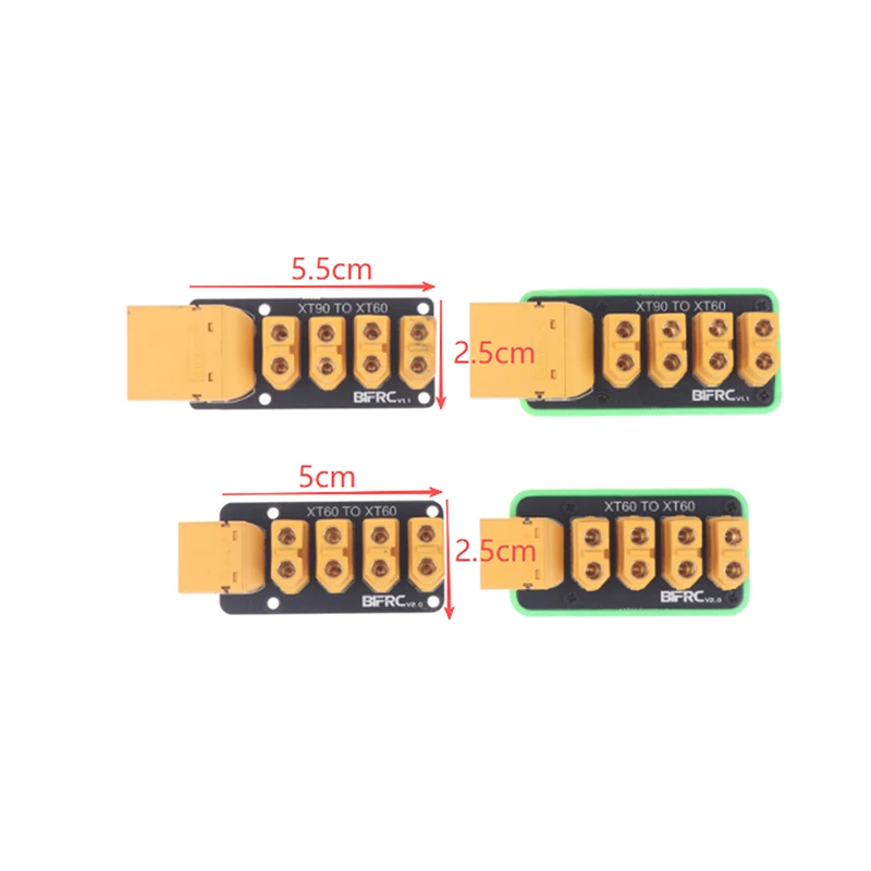 XT60/XT90 To 4 Channel Plug High Current Distribution Board Optional Base Shell For Robot RC Boat Submarine DIY Parts