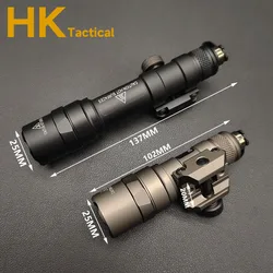 SF M600 Linterna táctica para riel Picatinny – Luz LED caza y Airsoft