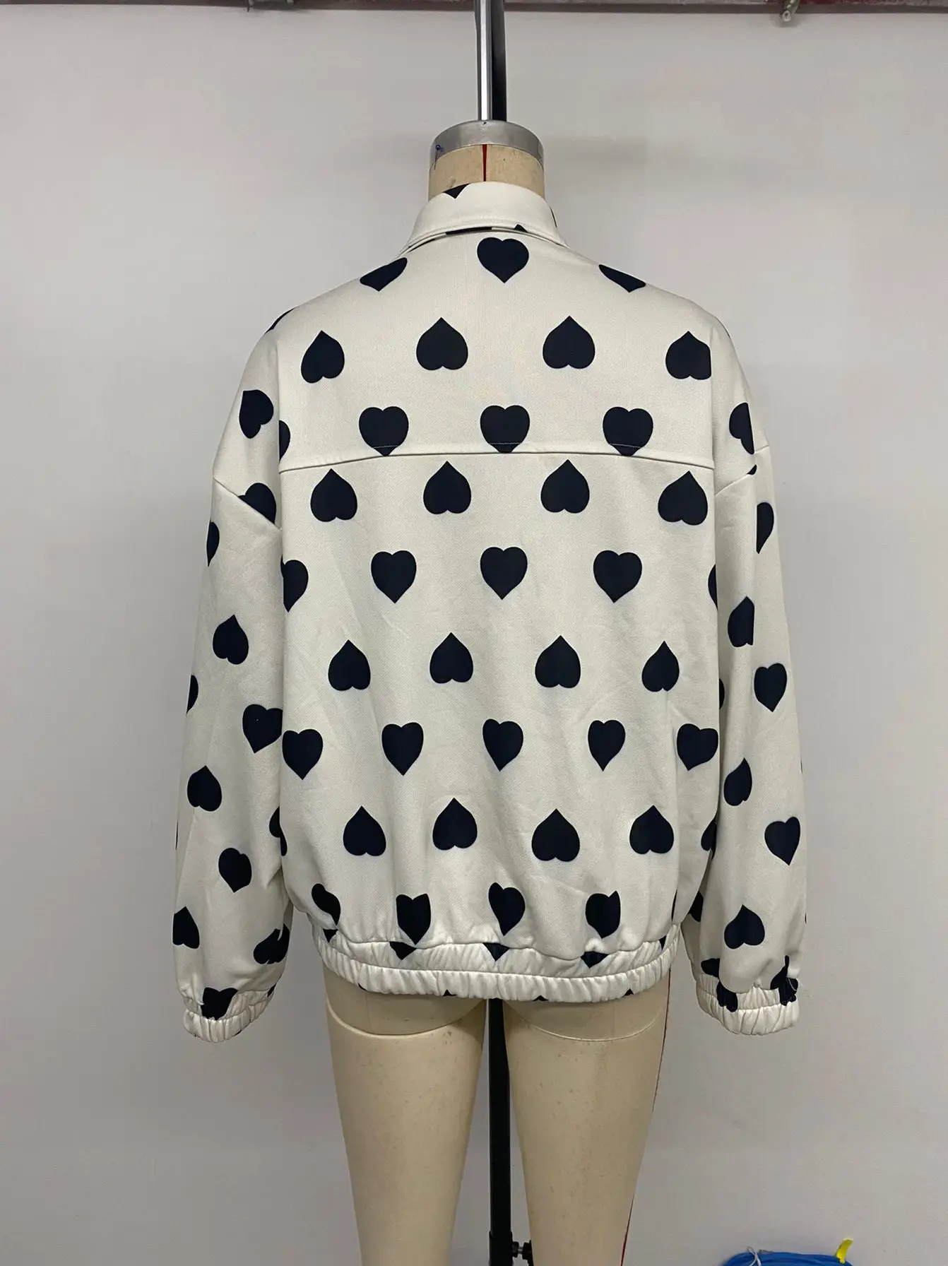 Jassen Vrouwen Rits Jas Casual Jas Print Kraagvorm Y2k Streetwear Jassen Werk Elegante Splice Open Stitch Herfst Punk