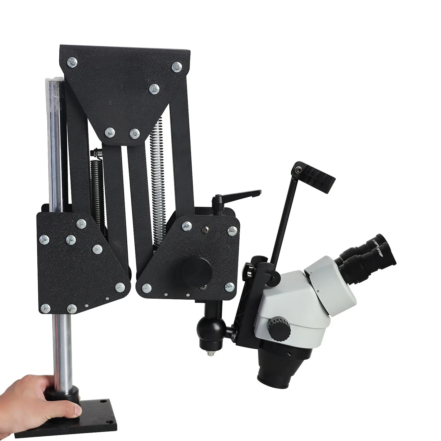 7X-45X Multi-Directional Micro Setting Microscope With Spring Bracket Gemstone Diamond Setting Inlaid Work Stand