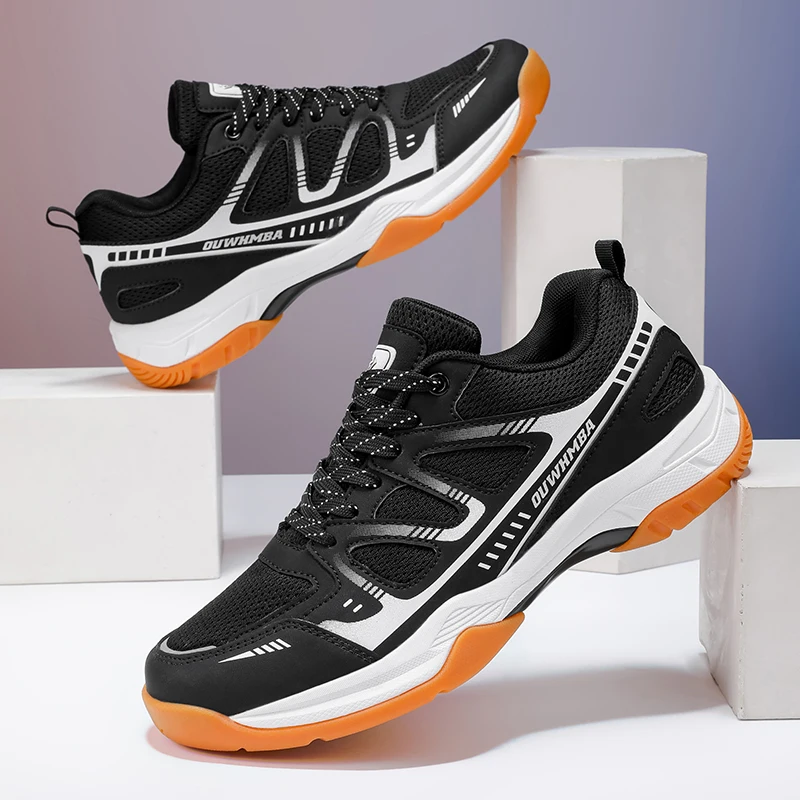 Роскошные брендовые туфли для бадминтона, мужские туфли высшего качества для настольного тенниса, мужские дизайнерские домашние туфли для корта, носимые теннисные туфли, мужские