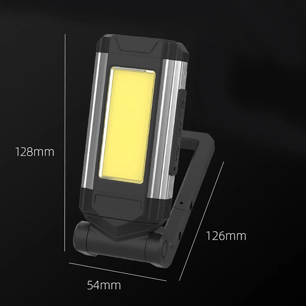 Rechargeable LED Work Light with Magnetic Base USB Output Portable Inspection Lamp for Vehicle Maintenance Construction Camping