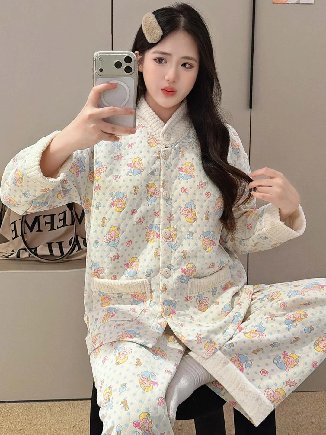 postpartum-nursing-sleepwear-air-cotton-thickened-home-clothes-for-pregnant-women-and-new-mothers-spring-autumn-style-with-ch