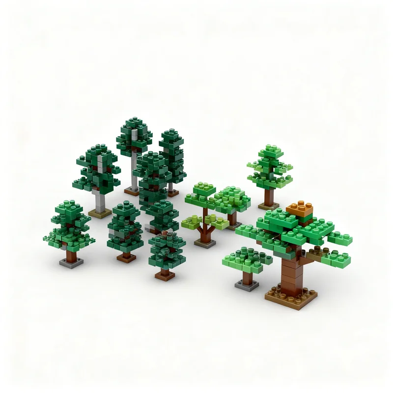 16946pcs MOC Tree City Model Building Blocks Construction Toys Christmas Gift Idea Brick Display Art Education Craft 3D DIY