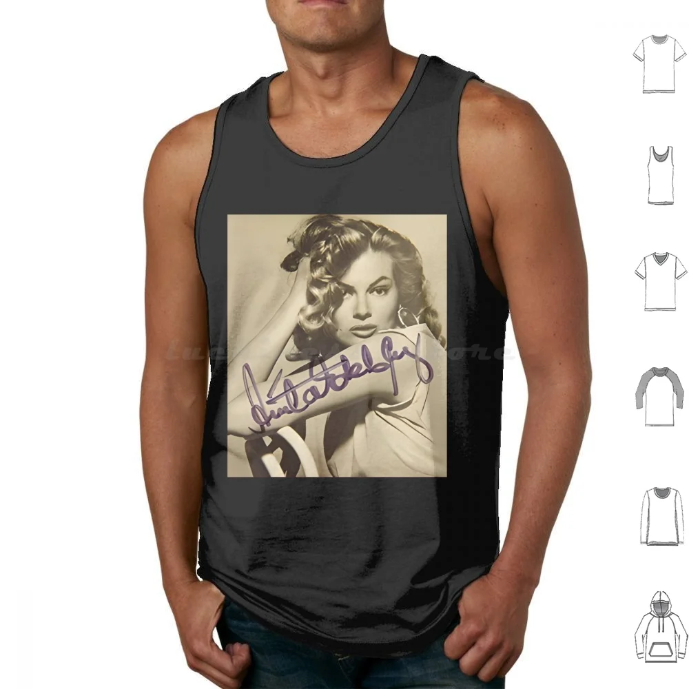 Anita Ekberg Tank Tops Vest Sleeveless