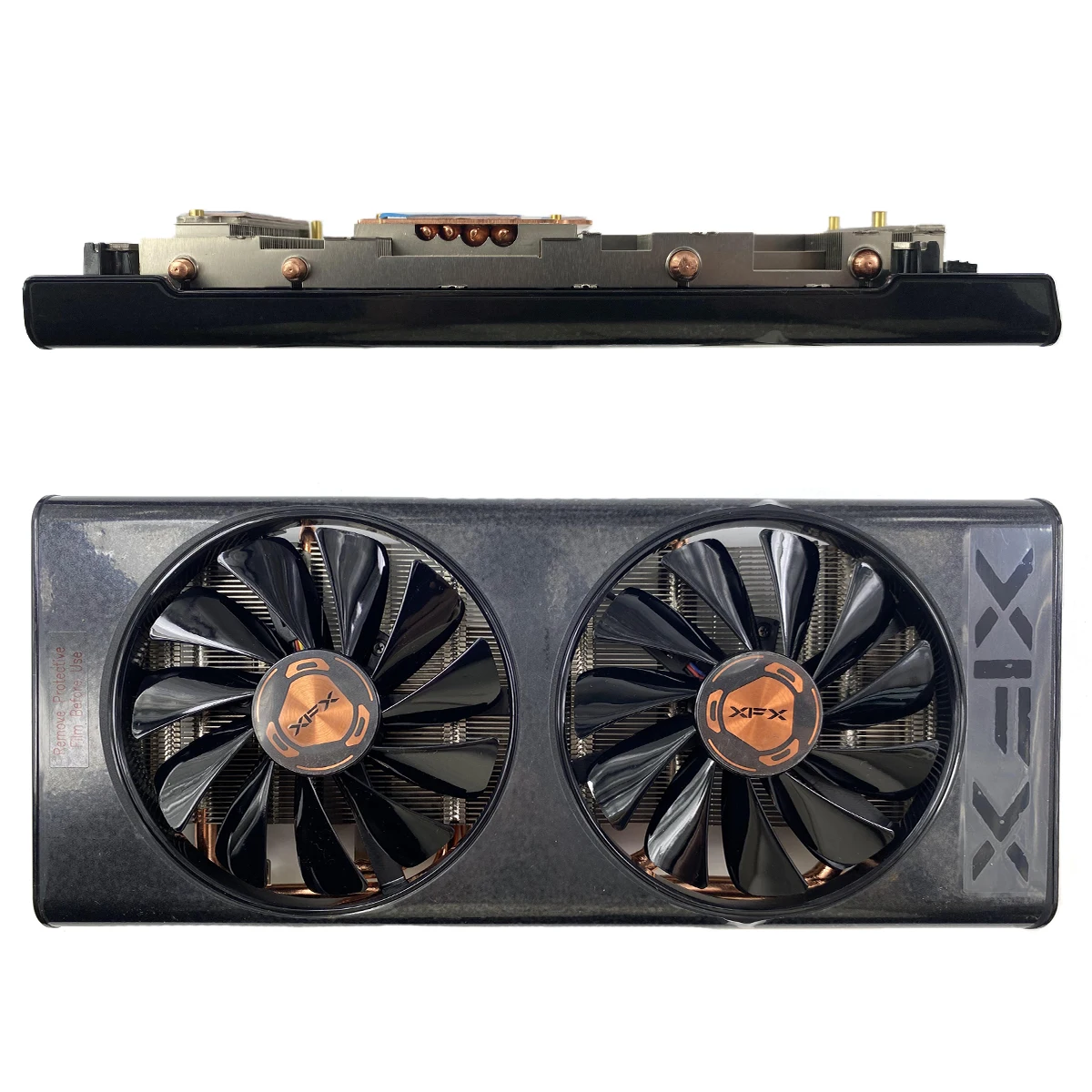 Baru untuk XFX Radeon RX5500XT 8GB Thicc II Pro Kipas Pengganti Kartu Grafis Set Baru Modul Radiator