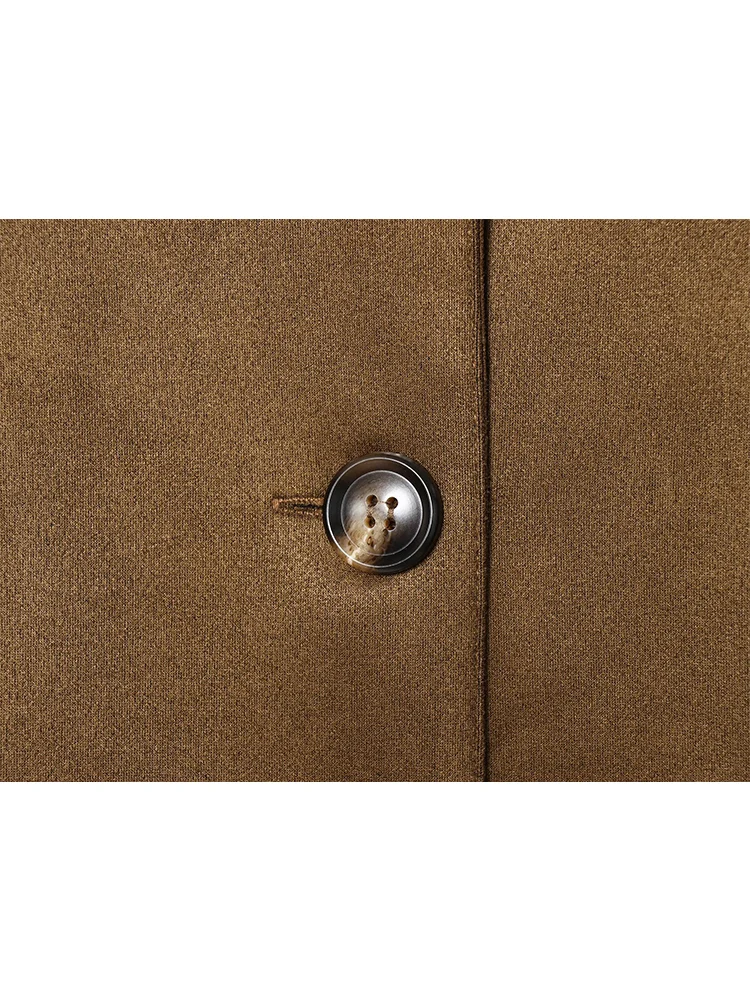 Retro Jassen voor Vrouwen Herfst Winter Zachte Warme Bovenkleding 2023 Nieuwe Casual Woon-werkverkeer Stijl Jas Vrouwelijke Mode Korte Jas