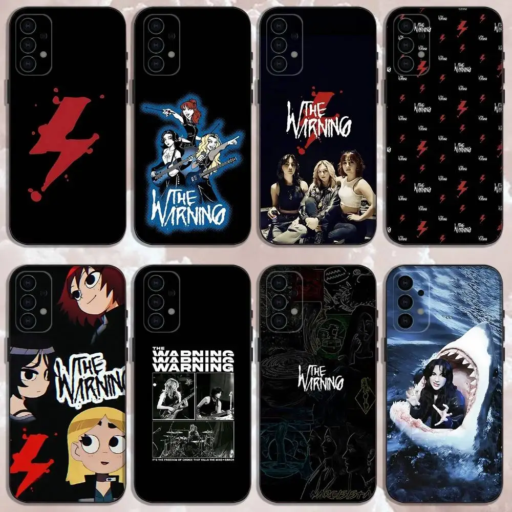 

The W-Warning Band Phone Case For Samsung Galaxy A73,31,32,72,41,53,52,71,22,5G,Note,J7,8,9 Soft Black Cover