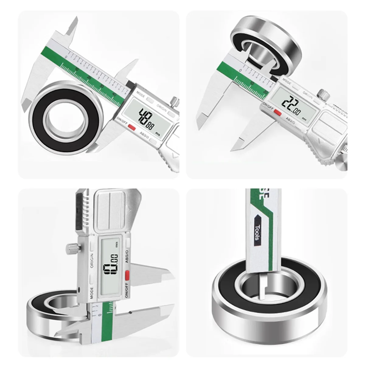 

Y31A ET54 Цифровой штангенциркуль 150 мм, фракция из нержавеющей стали/мм/дюйм 0,01 мм, высокая точность для измерения механических компонентов