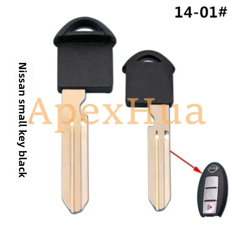 FOR Nissan NX8 Teana Sylphy Livina Tiida GTR Kicks Smart Card Emergency Insert Uncut Key Blade, Spare Replacement Key Blank
