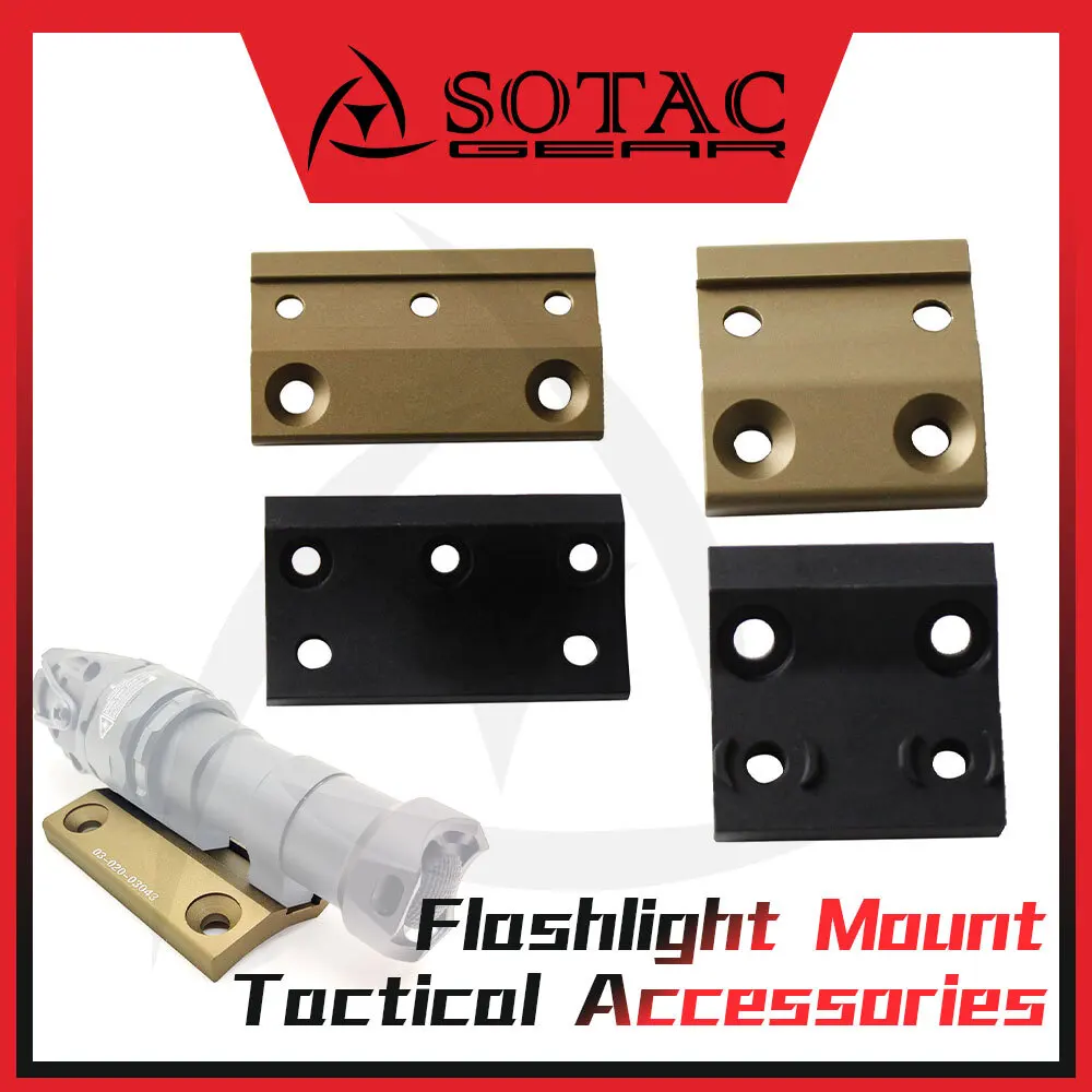 

SOTAC-GEAR Tactical MLok Offset Scout Light Side Mount For M300 M600 LED / IR Light Side Mount Flashlight Offset Mount