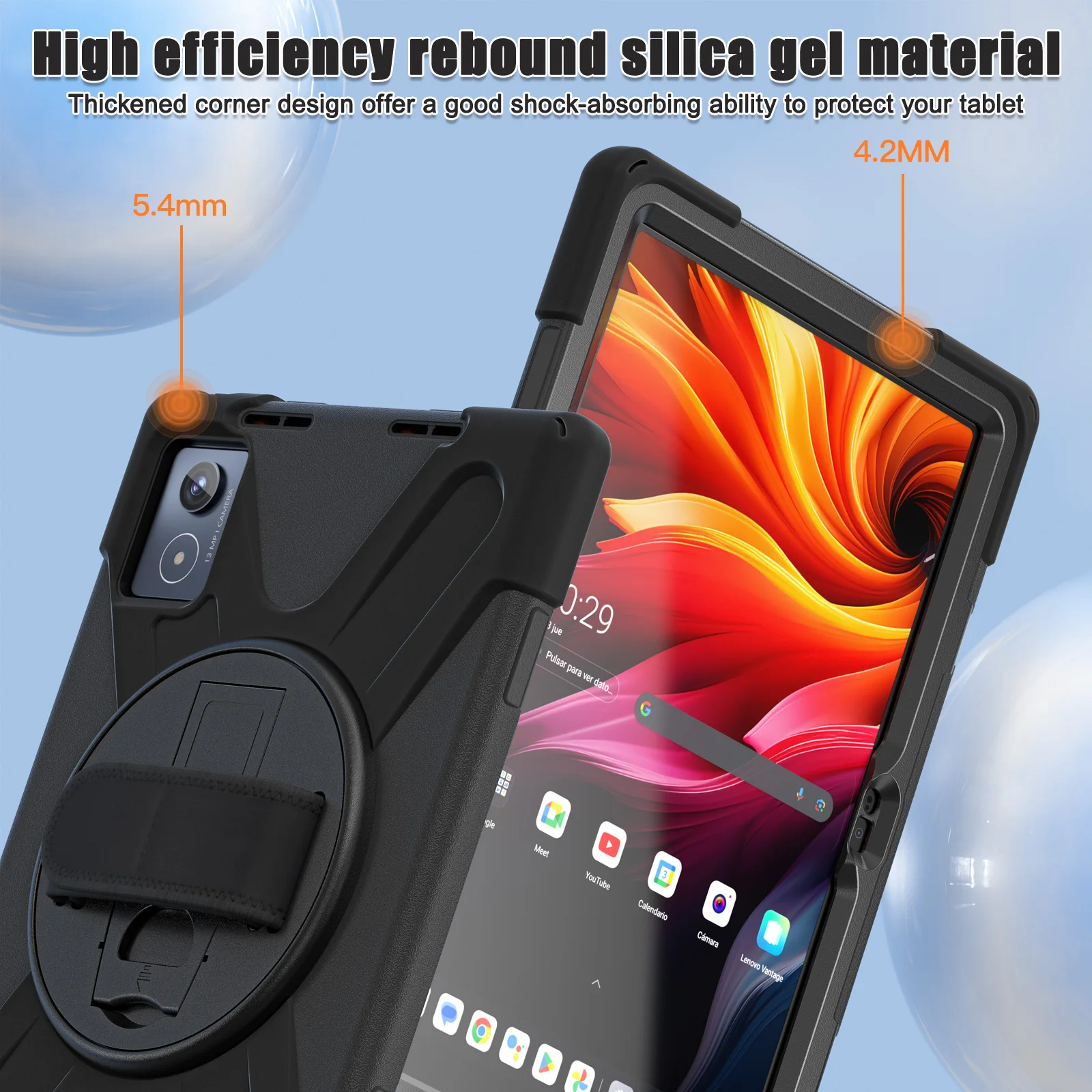 Heavy Duty Shockproof Case For Lenovo Tab K11 Plus 11.45 Inch 2024 TB352FU TB352XU Tablet Kids Silicon Armor Cover Case