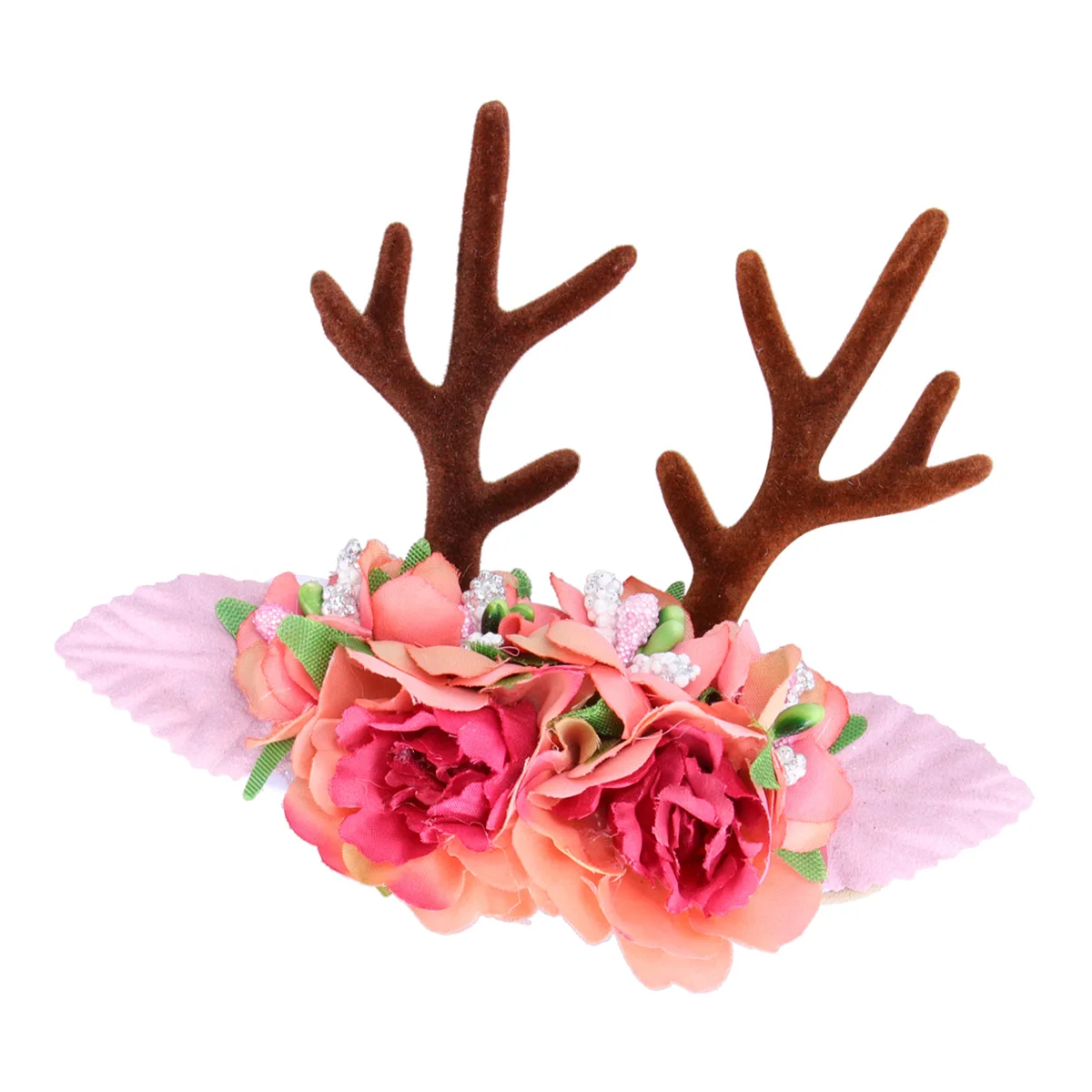 

1pcs Stretchable 30cm Antler Headband for Baby Girl Fashion Girls Headwear Birthday Party Hair Accessories Kids Hair Band