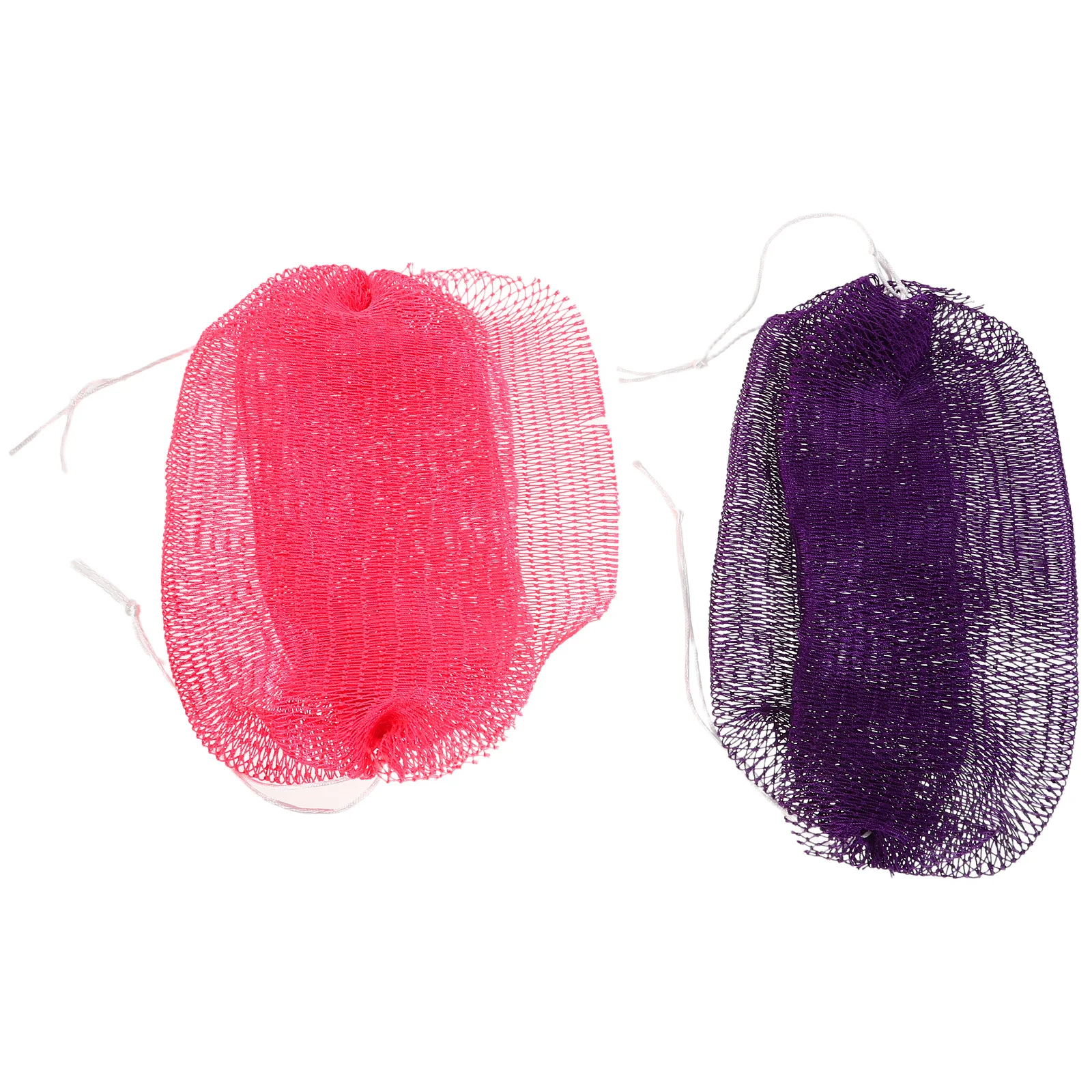 

2Pcs Vibrant African Body Net Scrubber for Exfoliation Deep Clean Long Handle Shower Bath Sponge African Net Sponge