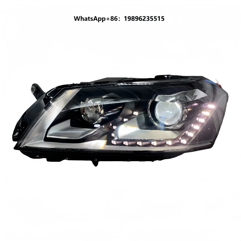 HID Xenon LED Headlight Assembly MK6 2011-2014 12V 6000K 4000 Lumens H7 Universal Fitment Car