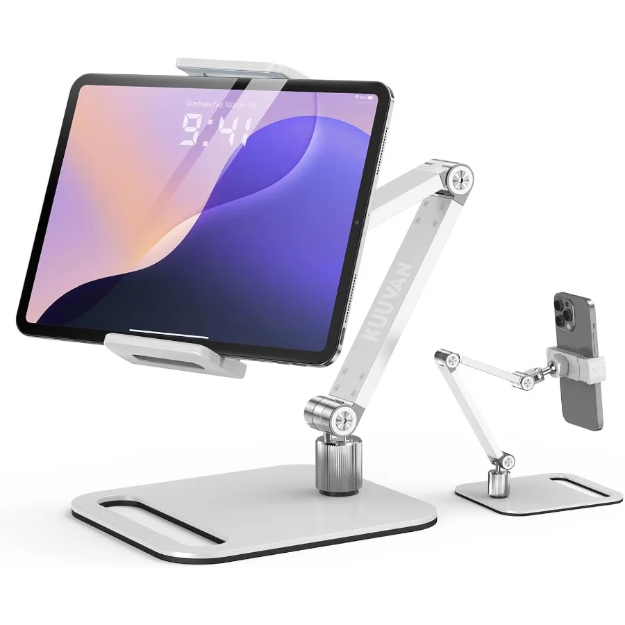 

Подставка для планшета для iPad Портативная подставка для монитора 15,6 дюйма 17,3 дюйма Складное крепление из алюминиевого сплава с поворотным на 360° столом