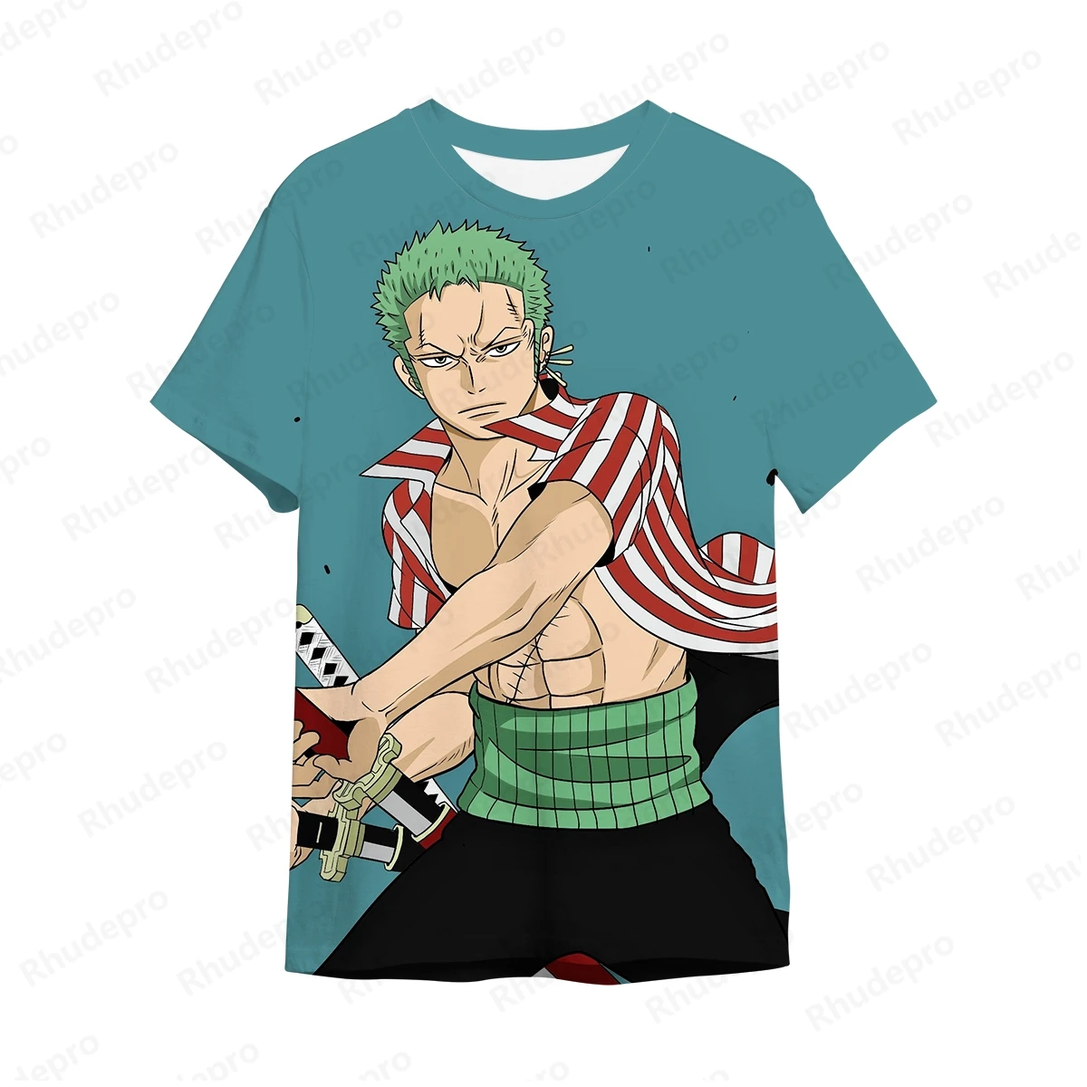 Camiseta de anime de peça única masculina e feminina, camiseta de rua infantil, top grande, cosplay, macaco D, verão, 2024 Luffy Luffy