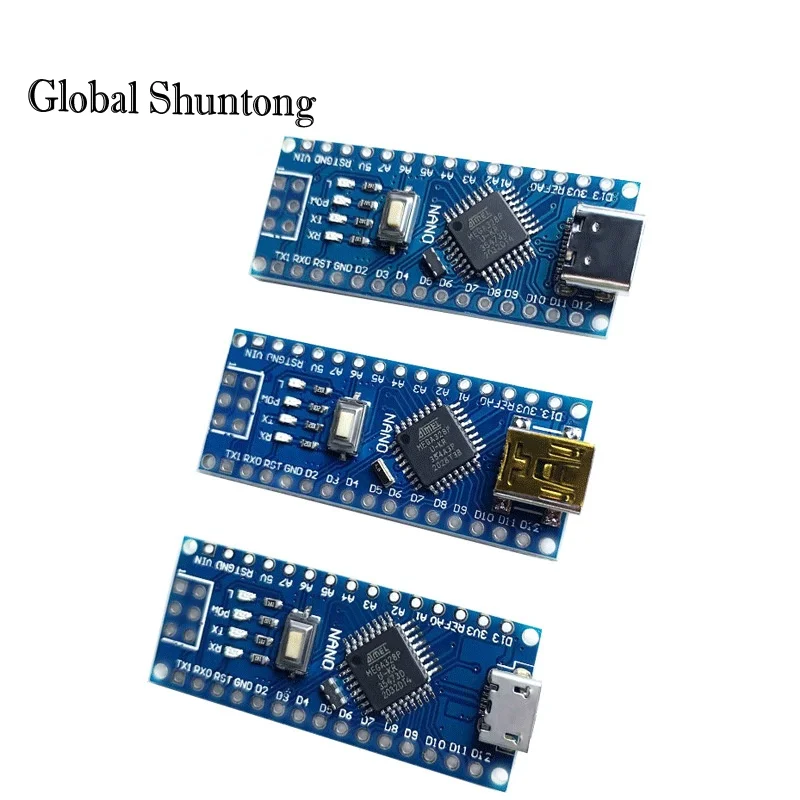 USB type-c Nano 3.0 avec chargeur boot, contrôleur Nano 3.0 Compatible pour Arduino CH340, pilote USB 16Mhz, IC Original