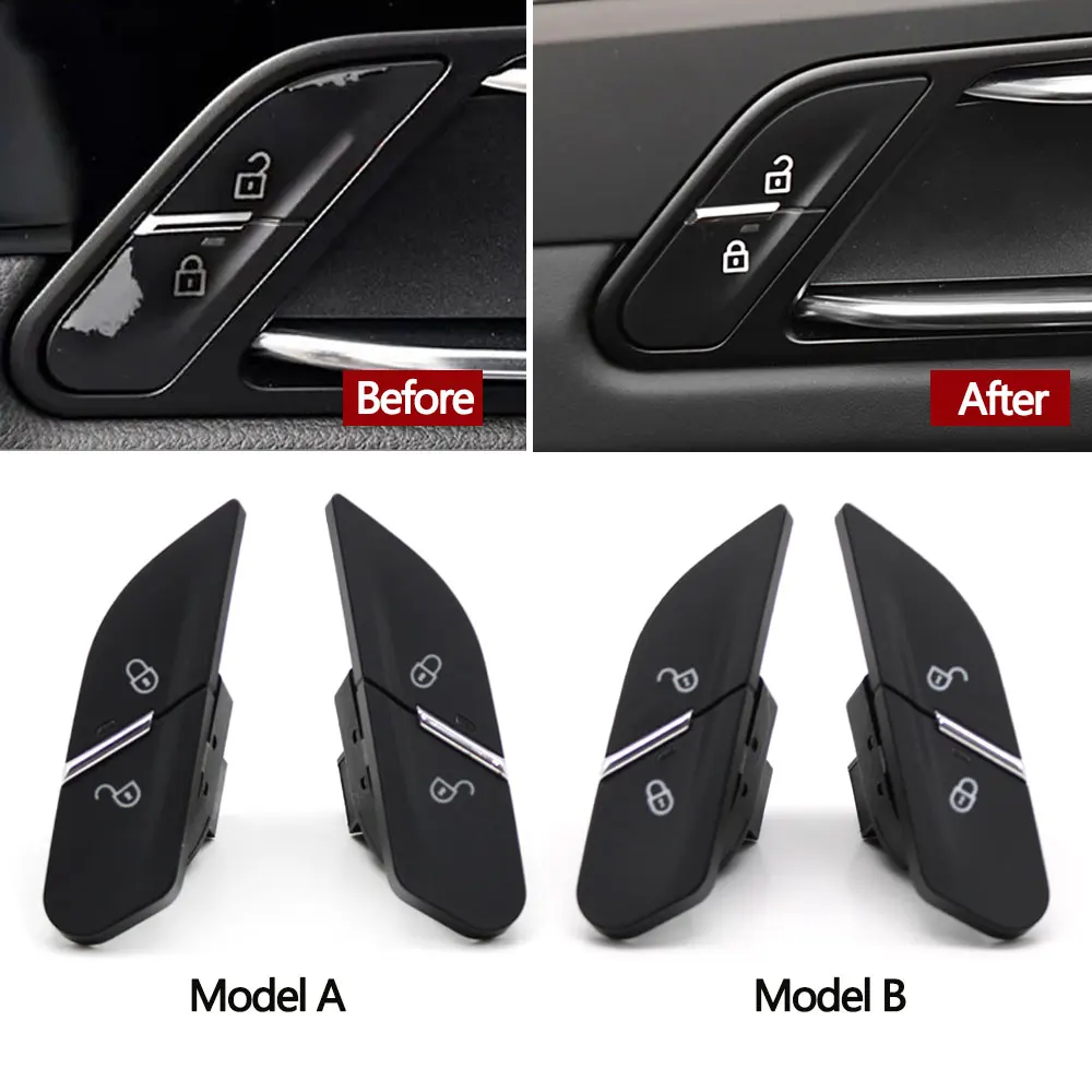 

Car Interior Left Right Door Lock Unlock Opening Switch Button For Porsche Macan 95B 95B-2 2014-2024 95B962125 95B962126B