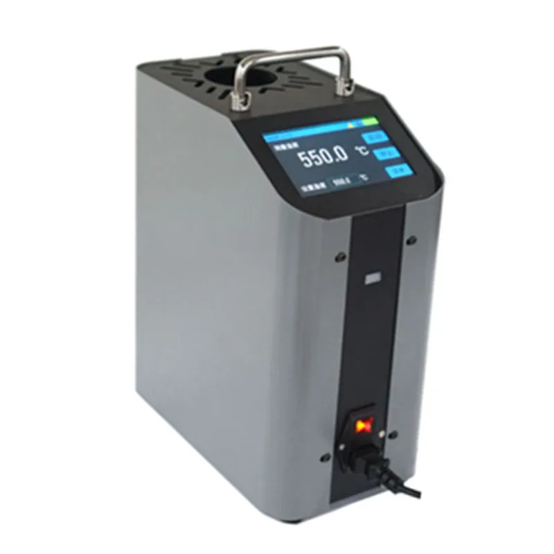 Portable High Quality Touchscreen Digital Dry Block Temperature Calibrator for Laboratory Calibration Work