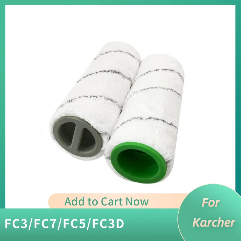 ينطبق على Karcher FC3 FC7 FC5 fcثلاثية الأبعاد متعددة الأسطح الأسطوانة أجزاء الطابق غسالة استبدال الأسطوانة فرش