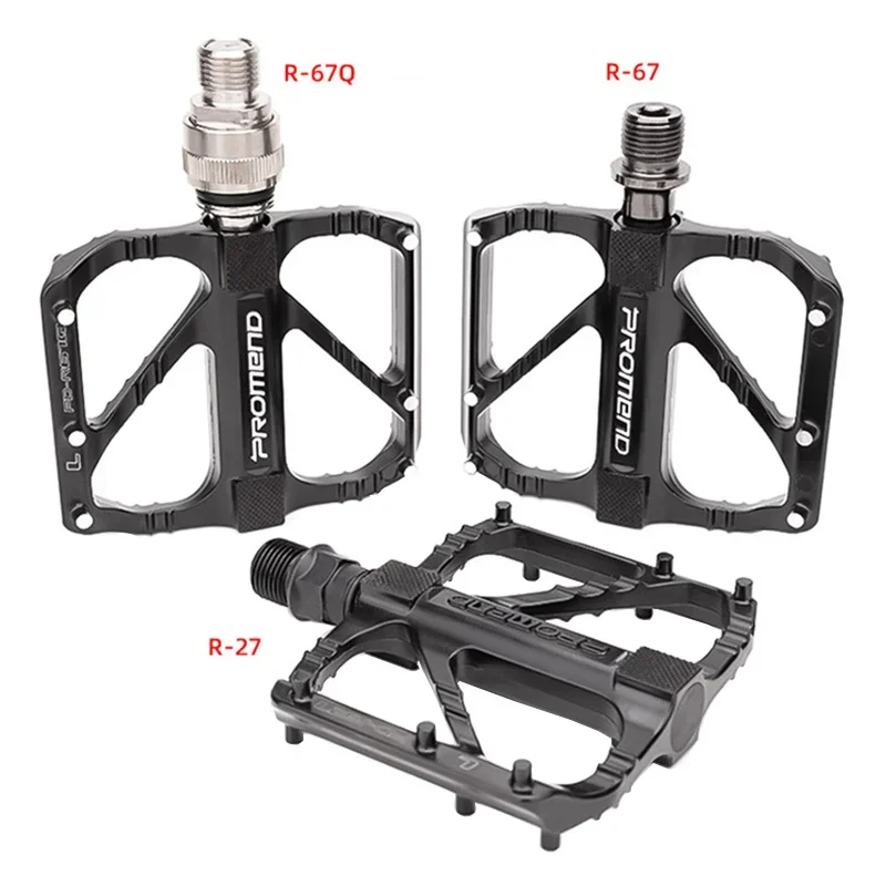 Велосипедная педаль R27 R67 R67Q, нескользящая, подшипник DU, Рабочая платформа, классические аксессуары для велоспорта