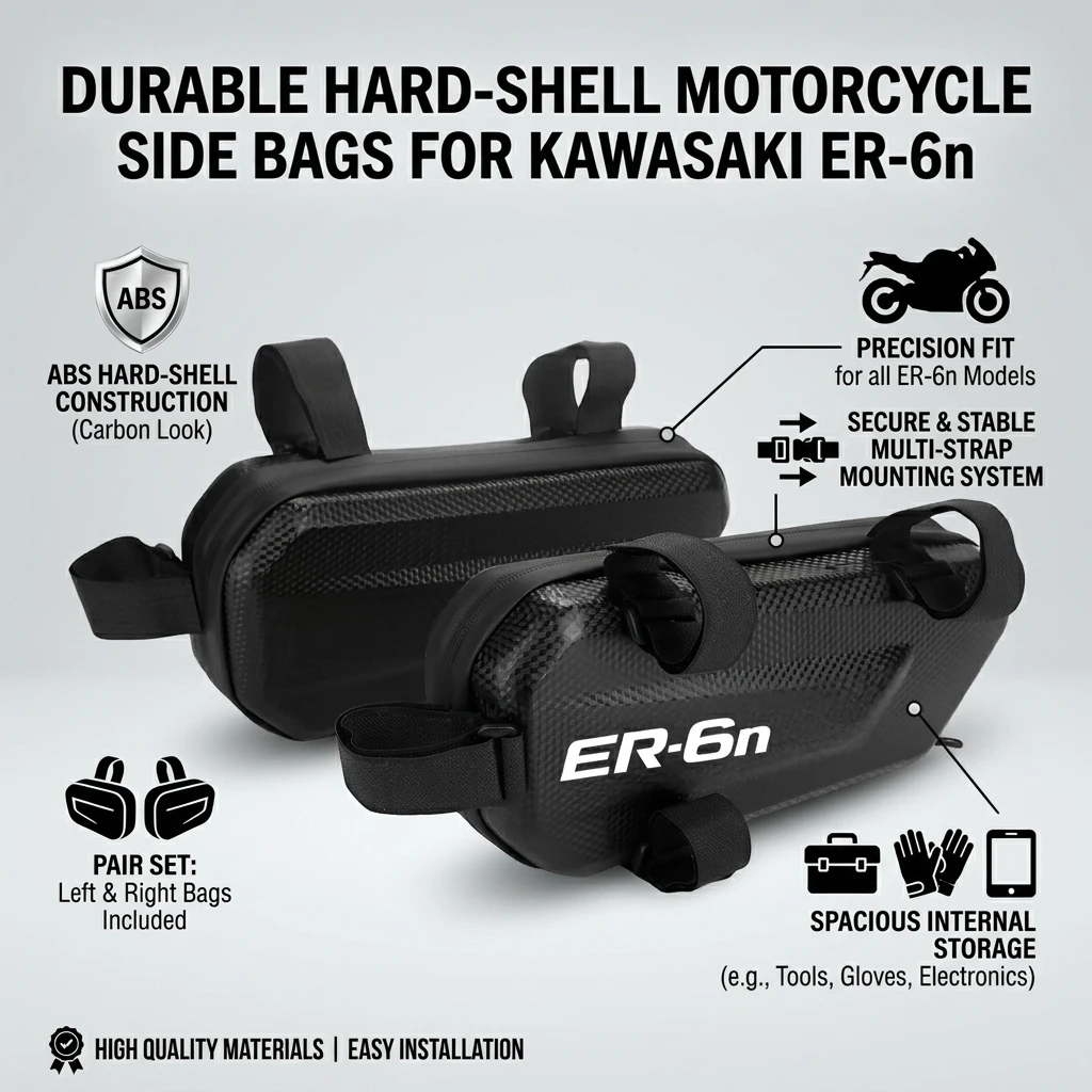 Motorcycle Gear Logo - 360° Waterproof Protection Hard Shell 3L