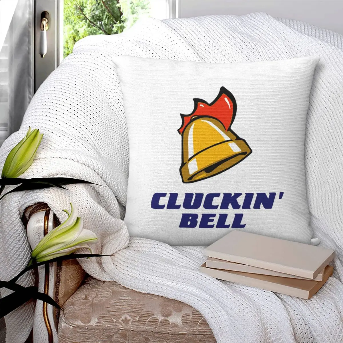 

Квадратная наволочка Cluckin Bell GTA San Andreas, наволочка, полиэстеровая подушка, декор, удобная декоративная подушка для домашнего дивана
