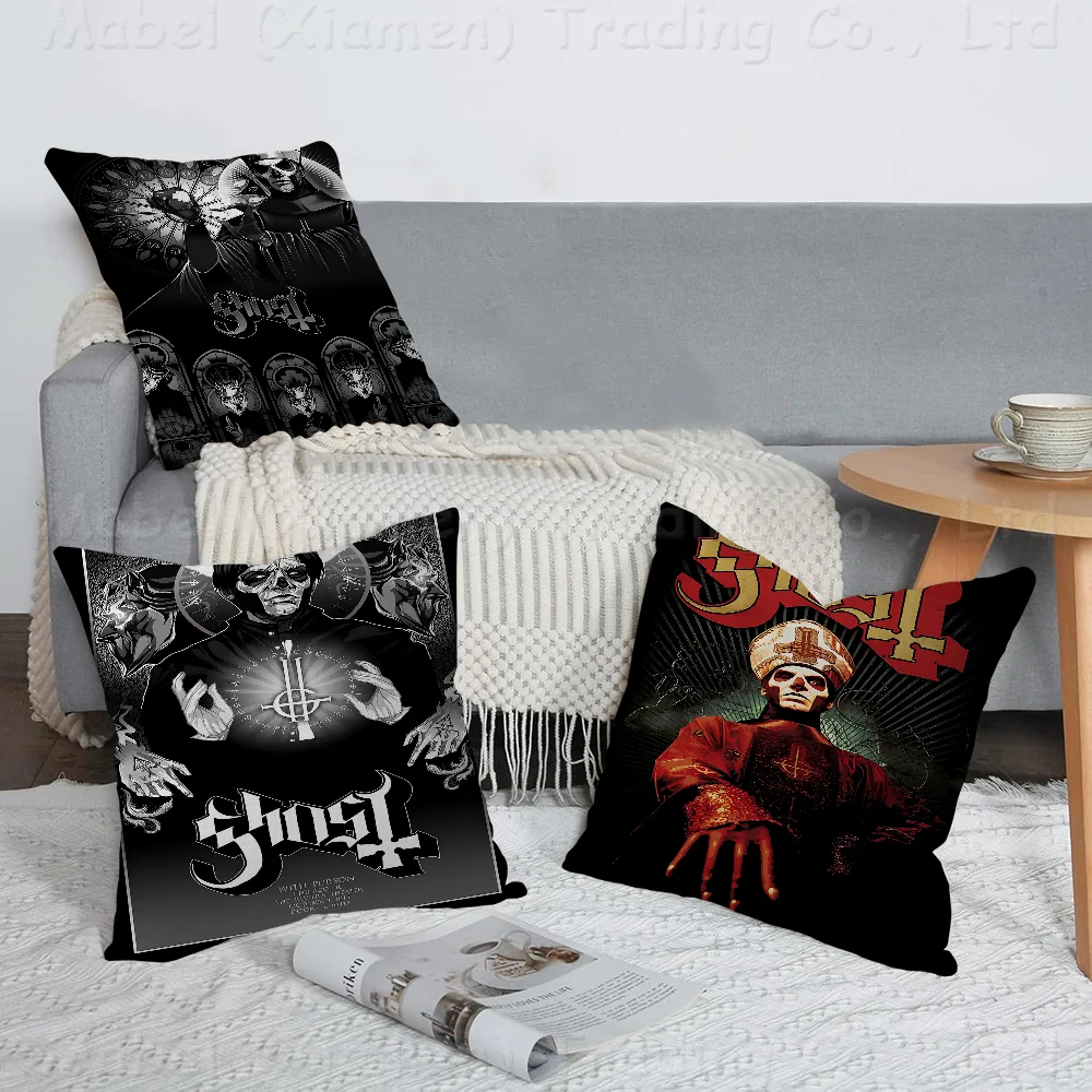 

Ghost B Singer Band Pillowcase Toon Gift Cushion Cover Bedroom Home Sofa Chair Seat Decor Pillow Case