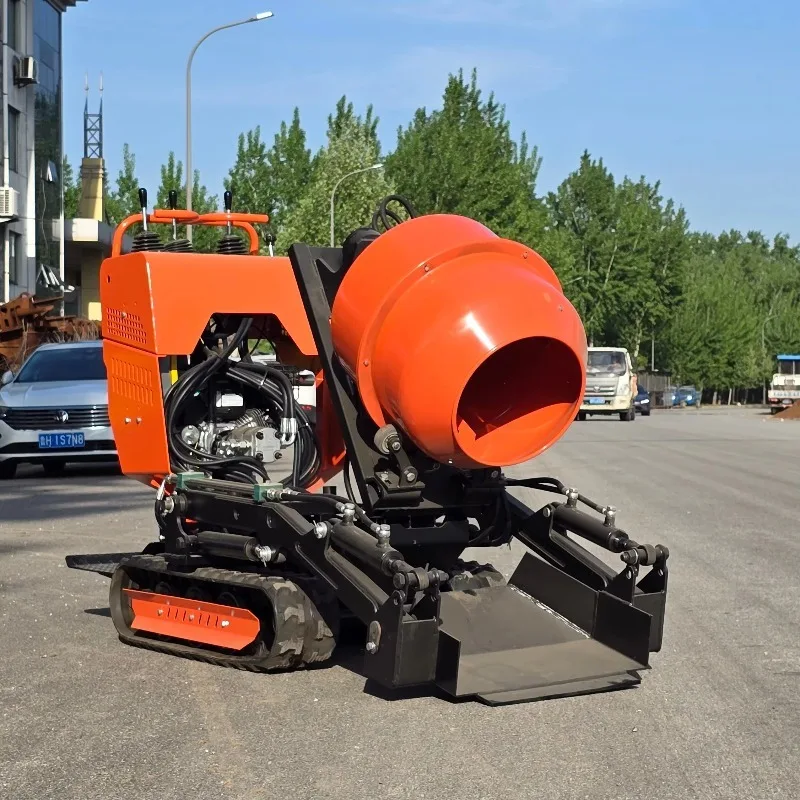 

Customized Mini Concrete Mixer Truck 3 Cubic Meter Self Loading Hydraulic Tilting Drum
