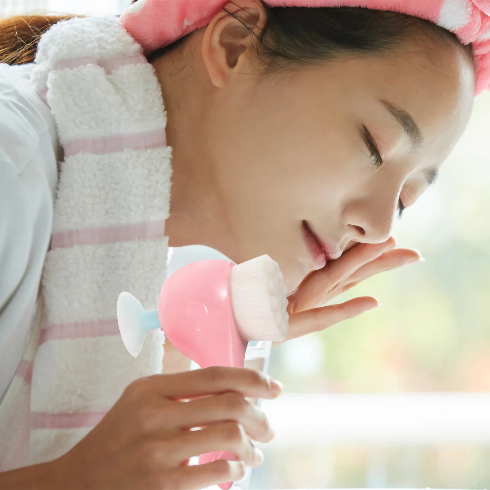 페이스 스크러버 얼굴 클렌징 브러시 플라스틱 각질 제거 도구 블랙헤드 제거 딥 클렌징 부드러운 데일리 사용