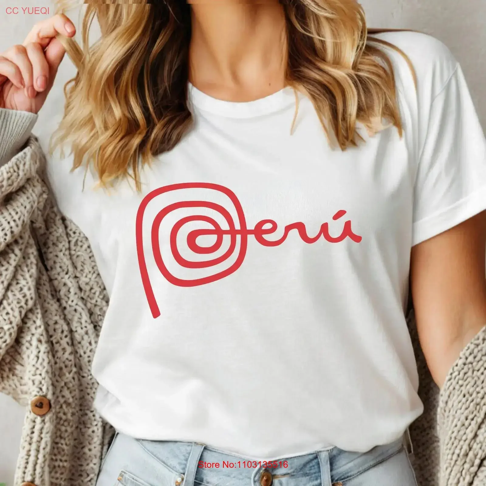 Camiseta Marca Peruano con Logo de Perú, Orgullo Peruano, para Esposa o Esposo, Estilo Vintage, Lavada, Elástica, Gráfica, Transpirable